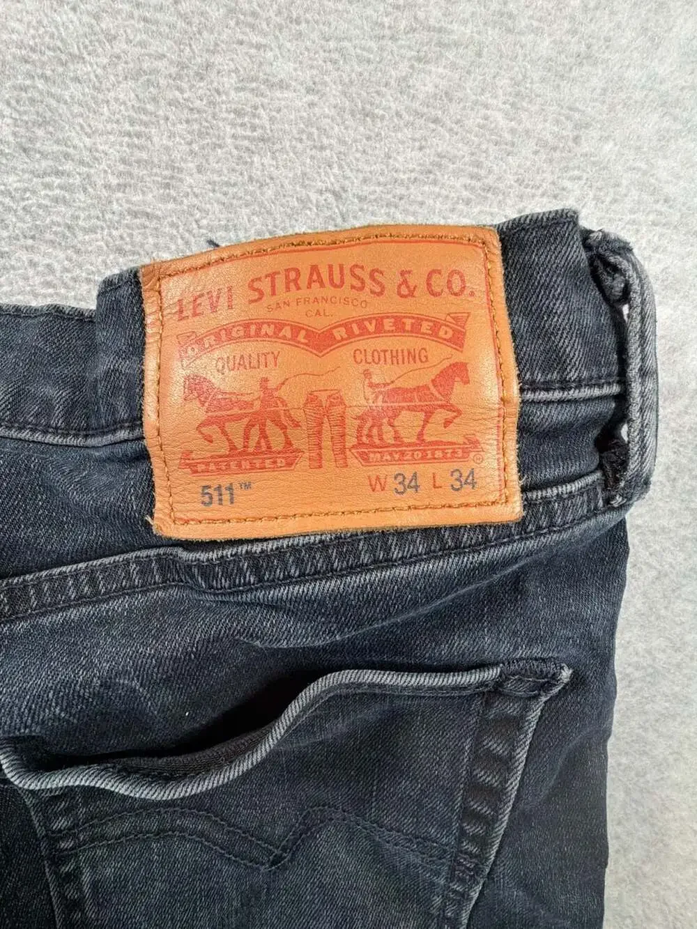 Levi's 511 Slim Fit Black Jeans